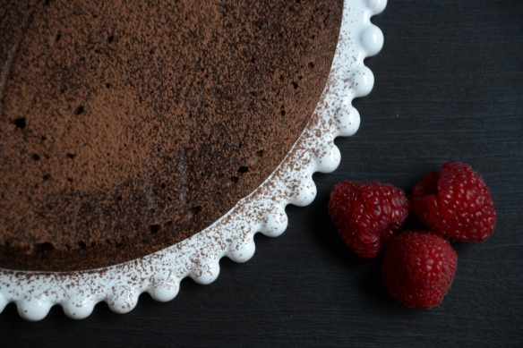 chocolate ancho cake - from top resized